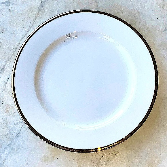 10 STRAWBERRY STREET DINNER PLATE GOLD BAND 10 3/8TH INCH ROUND - Picture 2 of 6